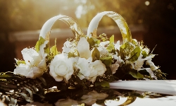 свадебная видеосъемка кортеж молодых свадебные кольца