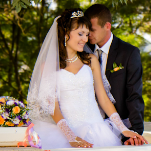 свадебная фотография жених и невеста отель Империал Абрау